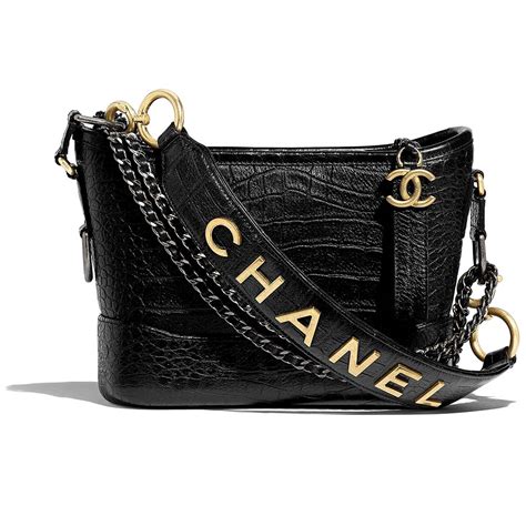 chanel gabrielle hobo bag black|Chanel hobo bag price.